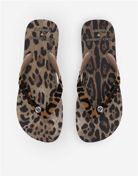 Dolce&Gabbana x Havaianas Tongs Leopard en Imprimé pour .